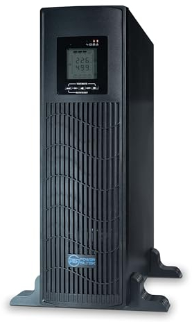 Power Siltek UPS EA630RT - Gruppo di Continuità, Potenza Reale 3000VA/2400W, Computer Power 4500VA/3600W - Versione Rack - Software Incluso