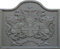 LUNA WAY CAST IRON - Lastra Decorata in ghisa Leone per Camino | Riflette Calore | Design Classico e Resistente | Facile Installazione, Grigio, 55 x 45 cm, Sp. 2 cm