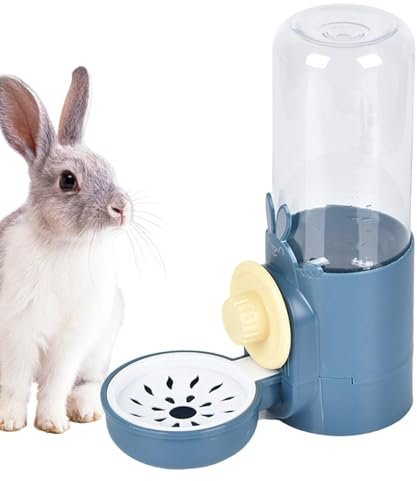 Xiixuuj Dispensador de Agua para Conejos,Botella de Agua para Conejos | Alimentador de Agua para hámster de 500 ml,Alimentador de Agua para hámster, dispensador automático de Agua para Mascotas,