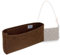 SAMORGA LV-New-Pochette-Acc LV Pochette Accesssoires NM Beutel-Organizer-Einsatz (2 mm, Braun meliert)