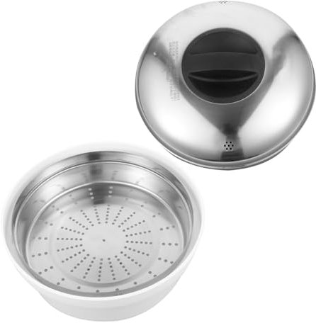 RORPOIR Vaporera para Horno y Microondas para Dumplings y Arroz Accesorio De Cocina Versátil