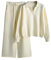 Damen Sweatshirt Einfarbiges Strickset Für Damen. Damen-Pullover Mit Weitem Bein Und Lockerem Hals, Temperament, Zweiteiliges Set Longsleeve Damen (Beige, A)