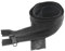 GXGM Tira Zip Rimovibile, Cerniera Lampo Nera lunga 70 cm Nera - Catena Misura #8 - Cerniere Lampo Divisibili per Abbagliamento Arredamento Cucito Giacche - Zip - Colore Nero, 1 pezzo
