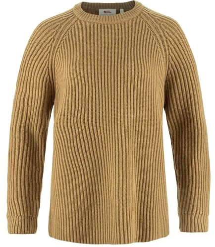 FJALLRAVEN 14600183-232 Övik Rib Sweater W Sweatshirt Women's Buckwheat Brown Size XS