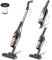 Aspirapolvere con Filo, Scopa Elettrica con Filo Potente 20Kpa 600W, 3 in 1 Aspirapolvere Portatile con Cavo Lungo 5m, Aspirapolvere senza Sacco Leggero Antigroviglio per Peli di Animali Tappeti