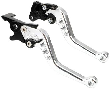 Bremshebel Für Motorrad-Modifikation 1 Paar Legierter Motorrad-Bremsgriff CNC-Motorrad-Kupplungstrommel-Bremshebelgriff Bremsgriff(.3)