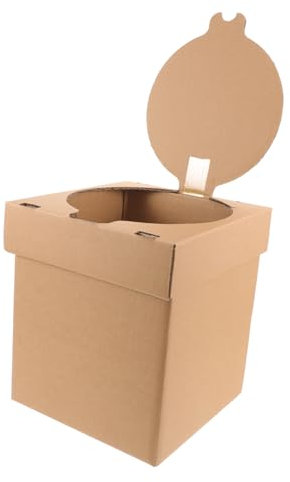 Vaguelly Toilette Portatile Pieghevole Per Campeggio Auto Vasino Portatile Resistente Toilette Emergenza Facile Da Trasportare e Usare