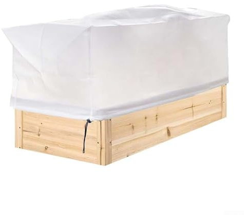 Caring Solutions - Protectores de tela no tejida contra elementos estacionales (blanco)