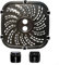 Padella per friggitrice ad aria per friggitrici ad aria PowerXL, accessori per friggitrice ad aria quadrata, piastra di ricambio con paraurti in gomma (19,4 x 19,2 cm)