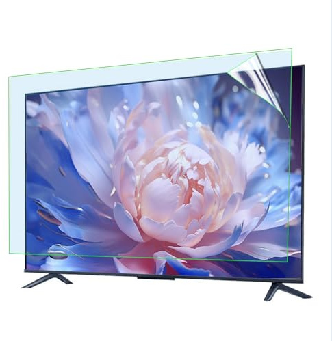 Película De Pantalla Antirreflejos De 32 Pulgadas Removible, Sin Burbujas De Aire, Protector De Pantalla De Tv Con Filtro De Luz Azul, Cubierta Para Monitor De Escritorio Para Protección,32in698*392mm