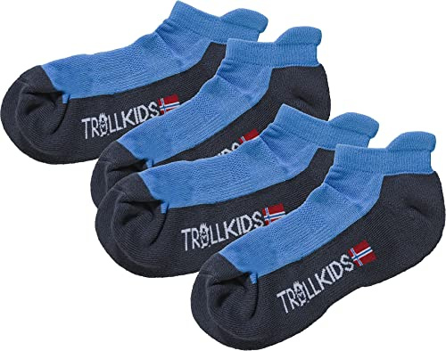 Trollkids Kids Hiking Low Cut Socks II 42, medium blue