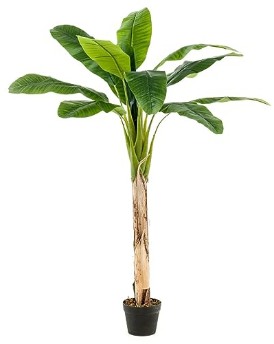 Kunstpflanze Bananenbaum im Topf 150 cm
