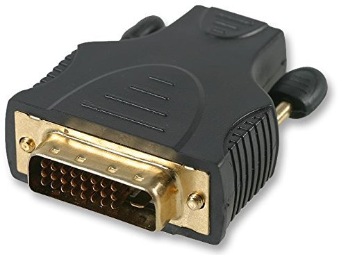 Adaptateur DVI-D fiche vers Prise HDMI, Contacts plaqués Or