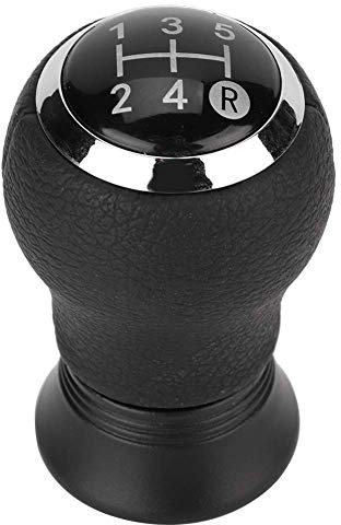Kuuleyn Ausrüstungsknauf Schaltknauf ABS+PU Car Modification 5-Gang-Schaltknauf Kopf für Toyota Yaris 2005-2010