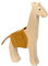 SIGIKID 39393 Holztier Giraffe Cudly Wudly Mädchen und Jungen Babyspielzeug empfohlen ab 3 Jahren natur/okker