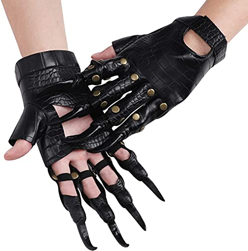 IBLUELOVER Halloween Kostüm Freddy Krüger Handschuh Scherenhände Attentäter Cosplay Kleidung Mottoparty Maskerade Karneval Fasching Zubehör Show Horror Requisiten für Performing Festival