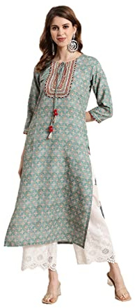 Kurtas da donna pronte da indossare in stile indiano readymade etnico kurtis tunica top per le donne