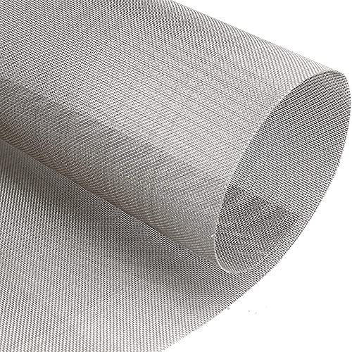 Grillage pour Moustiquaire, Toile Moustiquaire,Tamis INOX,80 Mesh Résistance Au Déchirement Et Corrosion Grillage Fine Maille Anti-Insecte Famille Maille Filtre,Argent,1x1m (Size : 1x1m/3.2 * 3.2ft)