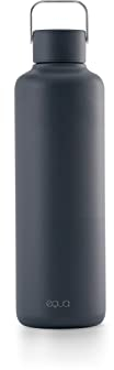 EQUA Bouteille intemporelle en acier inoxydable (1000 ml, bleu marine)