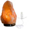 Lampada di Sale Rosa Himalayano certificato Naturalsal 4-6 KG PEZZO UNICO Intagliato a mano con base di legno pregiato. 100% Puro e Naturale. Inclusa lampadina a incandescenza e cavo certificato CE.
