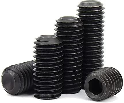 200 pezzi M2.5×7mm Viti dell'insieme dell'incavo dell'acciaio legato 12.9 del grado con la vite concava dell'insieme dell'estremità, vite di arresto
