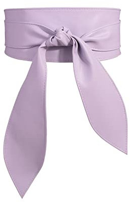 LumiSyne Cinturón Obi De Mujer Retro Ancho De Cincha Cuero PU Suave Moda Envolvente Con Corbata De Nudo Corsé Para Vestido Fiesta Diaria