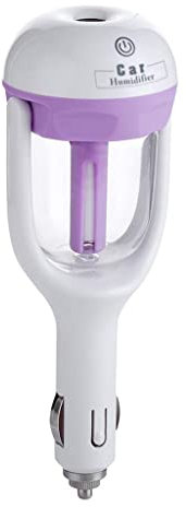 Nanum Car Air Humidifier - Purple (Unweighed) | Mini Travel Humidifier with Essential Oil Diffuser | In-Car Aroma Mist Purifier