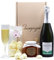 Coffret Champagne BRUT AOC, 75cl, Colis cadeau gourmand, Meringues et miel, Direct Productrice, Origine France