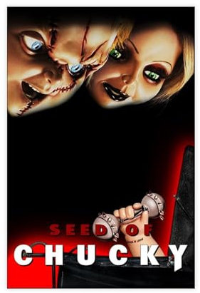 EYEZER Chucky Seed – Filmposter auf Leinwand, Poster, Wandkunst, Dekor, Bild, Gemälde für Wohnzimmer, Schlafzimmer, Dekoration, ungerahmt, 30 x 45 cm