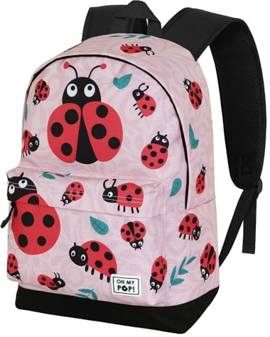 Oh My Pop! Ladybug-Fan HS Rucksack 2.2, Rosa, 31 x 44 cm, Kapazität 24 L