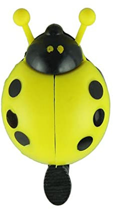 FLAVAS Campanello per Bicicletta Animale | Campanello per Bicicletta a Forma di Coccinella per Bambini - Campanello per Bicicletta in Acciaio Inossidabile, Anello per Bici da Ciclismo con suoneria