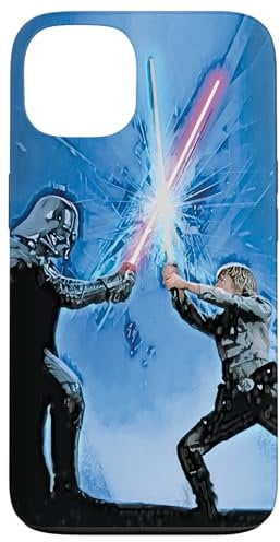 iPhone 13 Star War The Empire Strikes Back Lightsaber Battle Blue Case