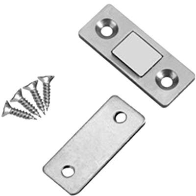 XANHOY Flat Powerful Door Catches Strong Magnet Catch For Latch Stoppers Door Stop For Home Furniture Cabinet Cupboard Wardrobe Door Accessories Door Stoppers