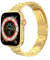 MoKo Thin Band Compatible Apple Watch Ultra2 Band 49mm 46mm 45mm 44mm 42mm,Slim Stainless Steel Wristband Metal Replacement Adjustable Strap for iWatch Ultra Series 10 9 8 7 6 5 4 3 2 1 SE, Gold