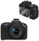 VOVMOEYA Compatible with CANON EOS R50 Camera Case Accessories kit[with 2 LCD tempered films],EOS R50 soft Silicone Protective Camera case enhanced grip sensation lightweight 9H 0.25mm-black