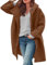 Mantel Damen Winter Lang Elegant Softshell Mantel Frauen Wintermantel Damen Lang Große Größen Jacke Teenager Mädchen Mantel Damen Winter Elegant Herbst Übergangsmantel Große Größen