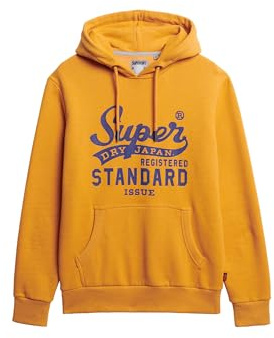 Superdry Sweat à capuche standard pour homme avec inscription