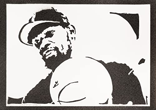 moreno-mata Echtes Handgemachtes Graffiti Kevin Durant Sport Aesthetic Poster & Kunstdrucke Bilder Plakat Handmade Deko Wandbilder Wohnzimmer Wanddeko Geschenke für Männer und Frauen