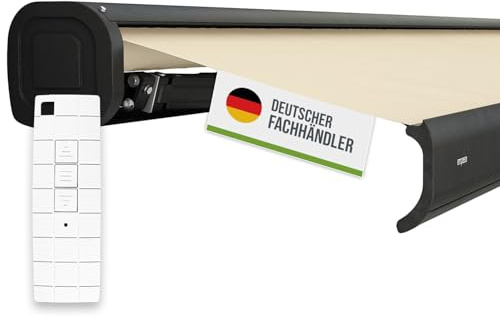 empasa Elektrische Kassettenmarkise 'Classic' Gelenkarmmarkise Markise