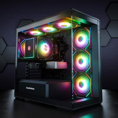 GameMachines Fury – Gaming PC – AMD Ryzen 7 7800X3D – GeForce RTX 5060 Ti – SSD da 1TB – 32 GB DDR5 – WLAN – Win 11 Pro