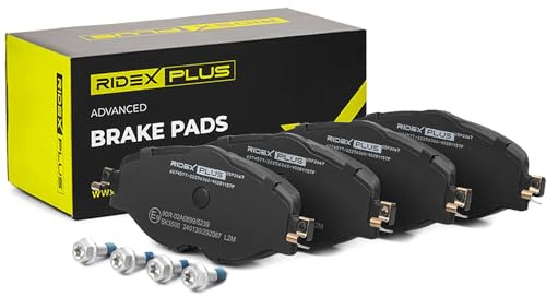 RIDEX PLUS 402B1157P Bremsbelagsatz Bremsbeläge Vorne ohne Zubehör Kompatibel mit VW Golf VII Schrägheck 5G1, BQ1, BE1, BE2