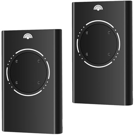 Émetteurs de portail 868 MHz à 4 canaux – Compatibles avec les modèles XT4 868 SLH LR, XT2 868 SLH LR, XT4/XT2 868 SLH - Noir (2)