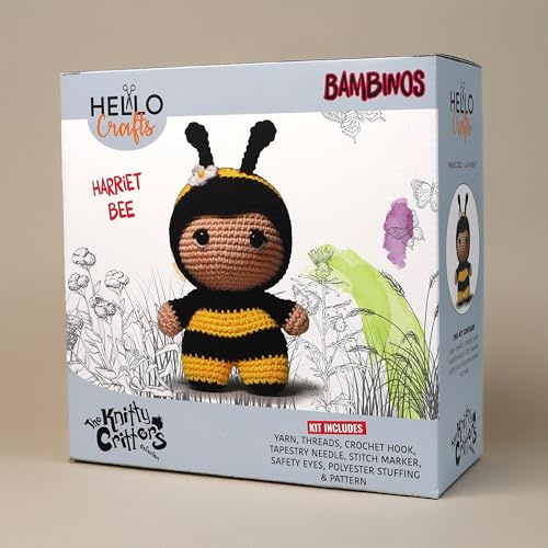 Knitty Critters - Bambinos - Harriet Bee | DIY Amigurumi Häkelset