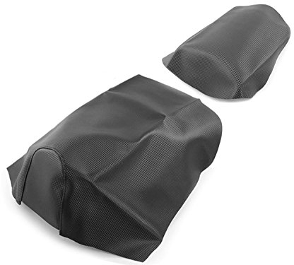 Sitzbezug + Beifahrer Sitzbankbezug (Set!/Carbon-Look) Aprilia SR 50 (alle Bj. 1997-2005, z.B. Sport, Di-Tech, Street, Racing, Funmaster, Stealth, www, Replica)