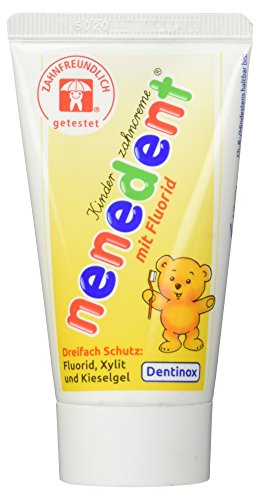 Nenedent Kinderzahncreme mit Fluorid, 50 ml