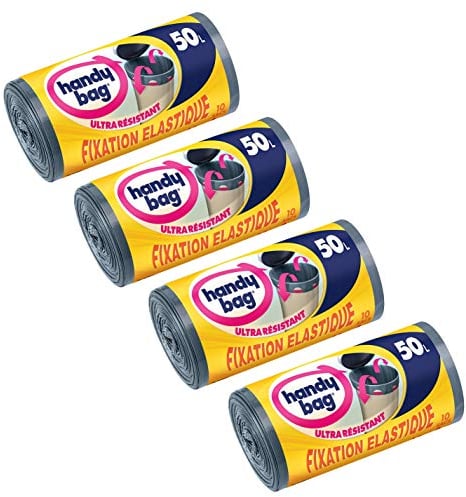 Handy bag pack de 4 rollos - 50 L