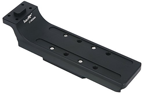Haoge Anello adattatore per treppiede per Nikon 300 mm F2.8 VR, 500 mm F4 VR, 180-400 mm F4E FL ED VR, 400 mm F2.8, 600 mm F4D, 800 mm f5.6E adatto a Sachtler FSB6 8 10 FSB10T DV10 Fluid Testa video