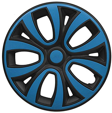 OMAC Radkappen 16 241 Schwarz Blau Matt 4tlg