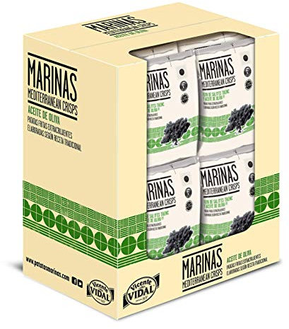 Patatas Fritas Marinas | Aceite de Oliva 47g. caja 20u.