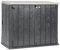 Toomax Baule Stora Way Plus XL, portattrezzi da Esterni, in Polipropilene Riciclato con Effetto Legno, Art. 101, Colore Antracite/Grigio Tortora